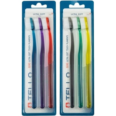 Tello 6240 zubní kartáček Ultra Soft 3 ks