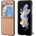 Samsung Galaxy Z Flip6 Удароустойчив ABEEL Carbon Fiber Калъф и Протектор