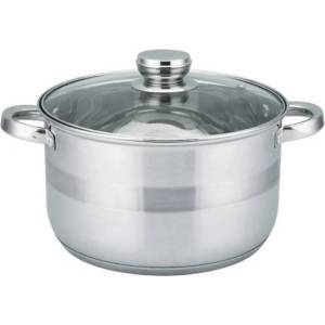 Voltz Тенджера Oliver Voltz OV51210M18, 2.9 l, 18 cm диаметър, неръждаема стомана, с капак, инокс (OV51210M18)