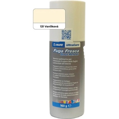 Farba na škáry Mapei Fuga Fresca vanilka 160 g FUGAFRESCA131