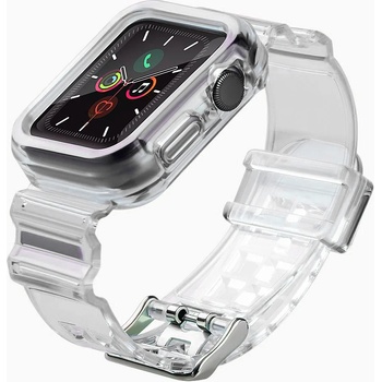 HQWear Каишка HQWear Strap Light Set за Apple Watch 2/3, 42mm, Black Clear (KXG0015004)