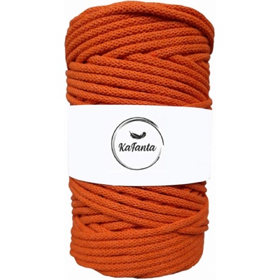 Bavlnená šnúra KaFanta 5 mm - oranžová