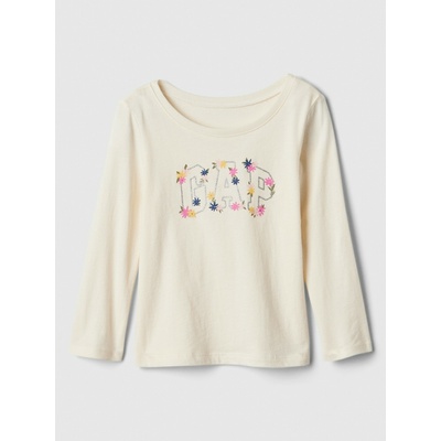 GAP Бебешка памучна тениска GAP GAP | Bezhov | Момичешки | 98