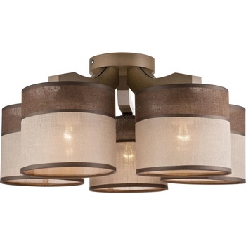 LAMKUR Плафониера ANDREA 5xE27/60W/230V, монтаж на таван (LA27388)