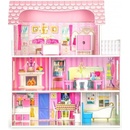 Eco Toys Drevený domček pre bábiky + nábytok