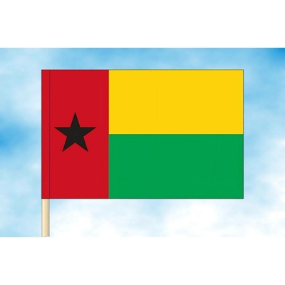 LIBEA, s.r.o. Vlajka Guiney-Bissau Rozměr: 30×45 cm, Uchycení: Návlek na žerď