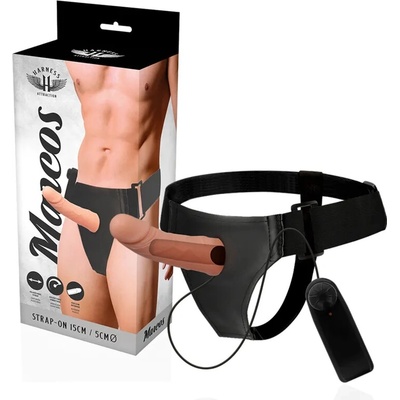 Harness attraction rnes hollow frames with vibrator 15 cm