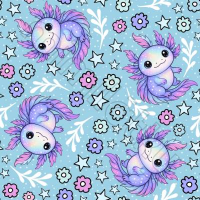Softshell axolotli s hvězdičkami by MIMI