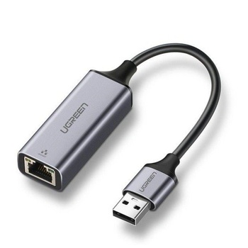 UGREEN Външен адаптер Gigabit Ethernet, USB 3.0, UGREEN, сив (UG50922) (UG50922)