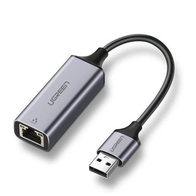 UGREEN Външен адаптер Gigabit Ethernet, USB 3.0, UGREEN, сив (UG50922)