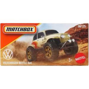 Mattel Matchbox: Малка кола в картонена кутия Volkswagen Beetle 4x4 (JHR61)