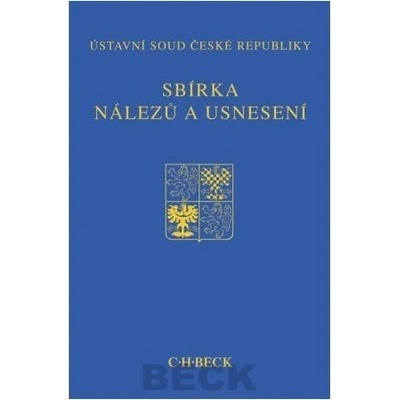 Sbírka nálezů a usnesení Ústavní soud České republiky+CD