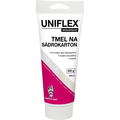 Uniflex brousitelný tmel na sádrokarton 300 g bílá