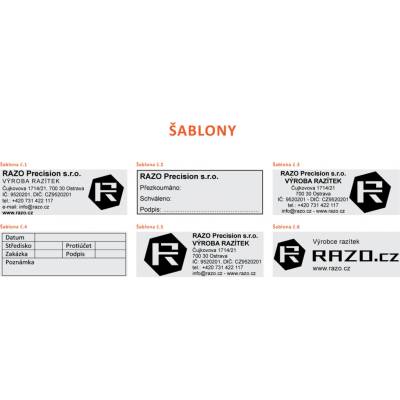 RAZO Štoček do razítka 70 x 25 mm (S-845; S825; 4915) – Zboží Mobilmania