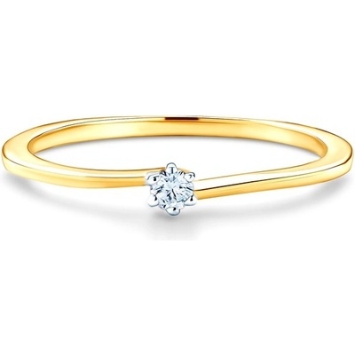 Savicki zásnubní prsten dvoubarevné zlato diamant SAV16029PI