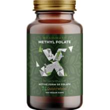 BrainMax Methyl Folate Kyselina listová v aktívnej forme 400 mcg 100 rastlinných kapsúl 100 tabliet