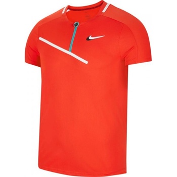 Nike Мъжка тениска с якичка Nike Spring Slam Ultimate Zip Polo M - Червен