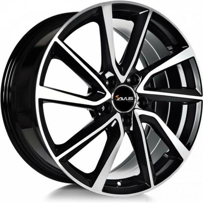 AVUS AC-518 8x19 5x112 ET27 black polished