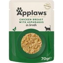 Kapsičky pre mačky Applaws kuracie prsia a špargľa 70 g
