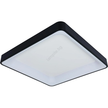 Brilagi - димируем LED таванен плафон FALCON II LED/125W/230V 60x60 см черен + дистанционно управление (BG2753)