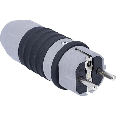AS Schwabe 62301 zástrčka 230 V šedá, černá IP54