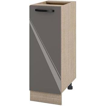 Image 1 of ИРИМ Долен кухненски шкаф Сити МФ-Антрацит гланц-05-20 30 см