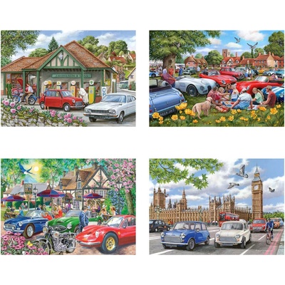 The House of Puzzles 4x500 Pekný deň na jazdu 500 dielov