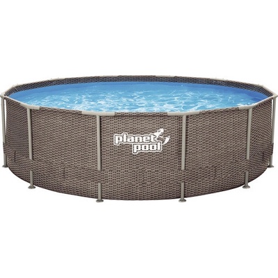 Planet Pool Frame 366 x 99 cm ratan