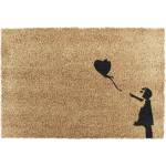 Artsy Mats Изтривалка от кокосови влакна 40x60 cm Girl With a Ballon - Artsy Doormats (IMG-BALLOONS)