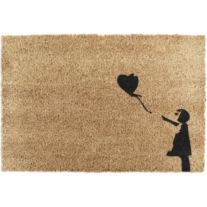 Artsy Mats Изтривалка от кокосови влакна 40x60 cm Girl With a Ballon - Artsy Doormats (IMG-BALLOONS)