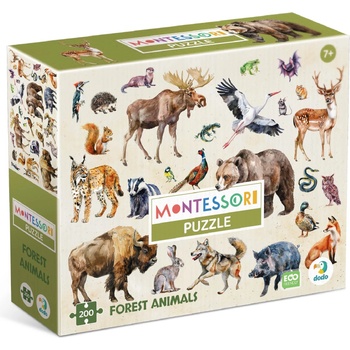 dodo Пъзел DoDo от 200 части - Горски животни (3006293)