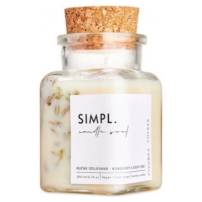 Soaphoria Simple. Candle soul eko Pivoňka a Pampeliška 200 ml