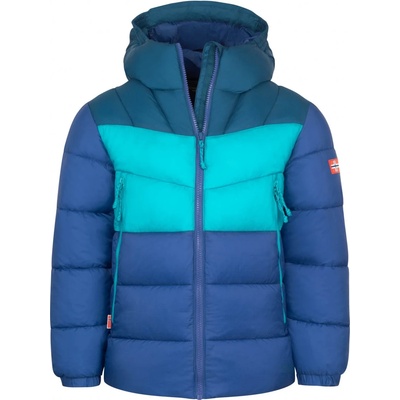 TROLLKIDS Детско синтетично яке Trollkids Kid's Kirkenes Jacket Synthetic jacket - Dark Turquoise / Madeira Blue - размер 98 (EU) (703-6160-0212)