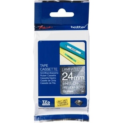 TZE-PR955 strieborná / biela (24mm) TZEPR955