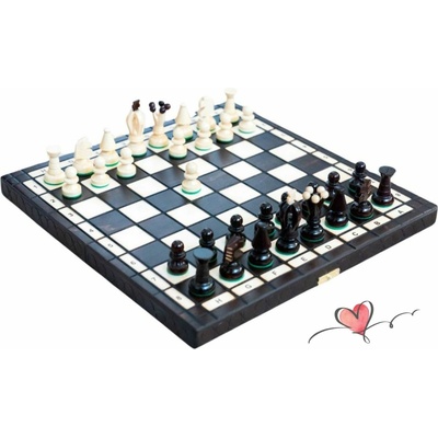 Dřevěné šachy královský standard