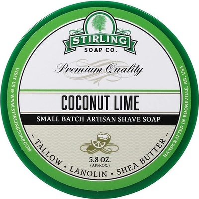 STIRLING Soap Company Mýdlo na holení STIRLING Shave soap Coconut lime 170 ml