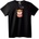 NOONEBRAND Тениска Сладък Хамстер с Понички - 7XL, Black