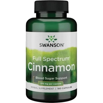 Swanson Full Spectrum Cinnamon, 375 mg, 180 капсули, Swanson (SW1025)