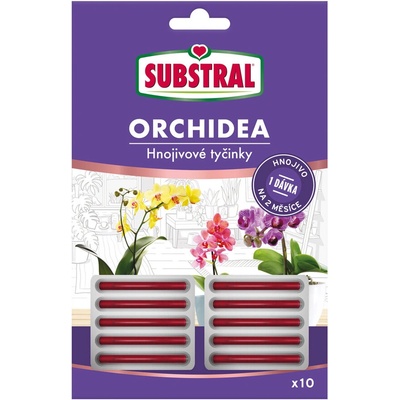 Substral tyčinkové hnojivo orchidea 10 ks