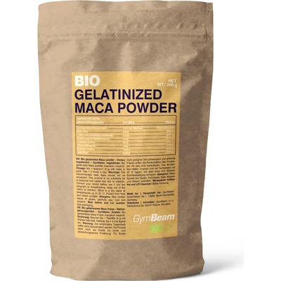 GymBeam BIO želatínový Maca prášok 200 g