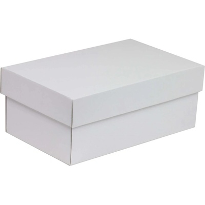 Dárková krabička s víkem 250x150x100/40 mm, bílá