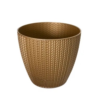 Image 1 of Serinova Саксия Sumela 1.4L злато (SML2) (0150254)