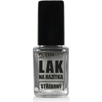 Expa nails expanails lak na razítka stříbrná 12 ml