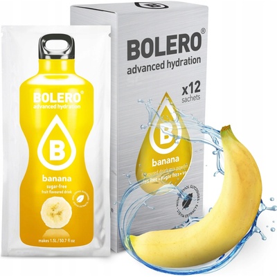 Bolero Banán Bez Cukru So Steviou 12 x 9 g
