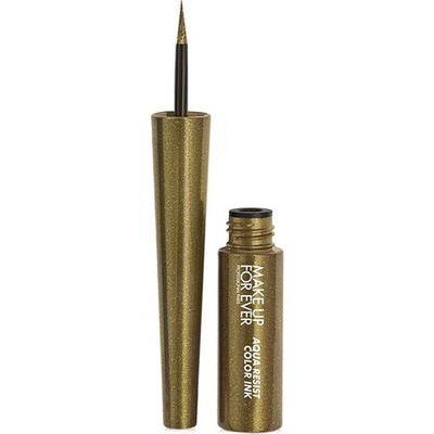 Make Up For Ever Tekuté očné linky Aqua Resist Color Ink Eyeliner 09 Khaki Twinkle 2 ml