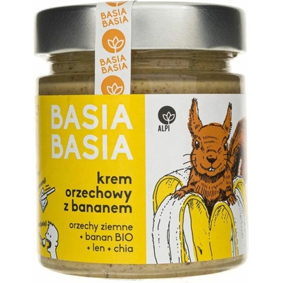 Alpi Basia Basia arašidový krém s banánom chia a ľanom 210 g