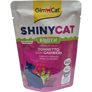 GimCat ShinyCat broth tuna & shrimp 70 g