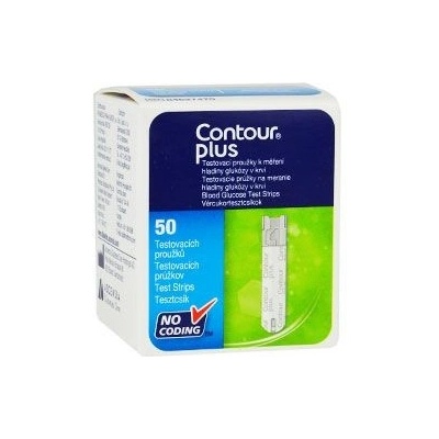 Contour Plus prúžky diagnostické 50 ks