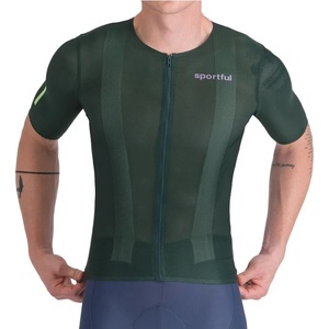 Sportful Мъжка фланелка с къс ръкав за колоездене Sportful Light 2 Jersey Cycling jersey - Oblivion Green - размер XXL (056-3897-0316)