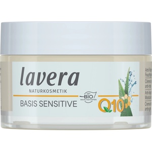 Lavera Basis Sensitive Овлажняващ крем за лице Q10, 50 ml
